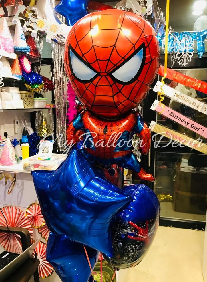 Spider Man Balloon Bouquet